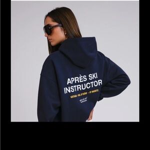 Après Ski Instructor Navy Hoodie